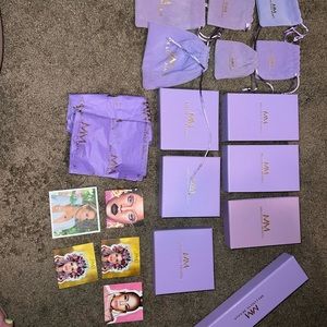 Melinda Maria jewelry storage boxes and pouches